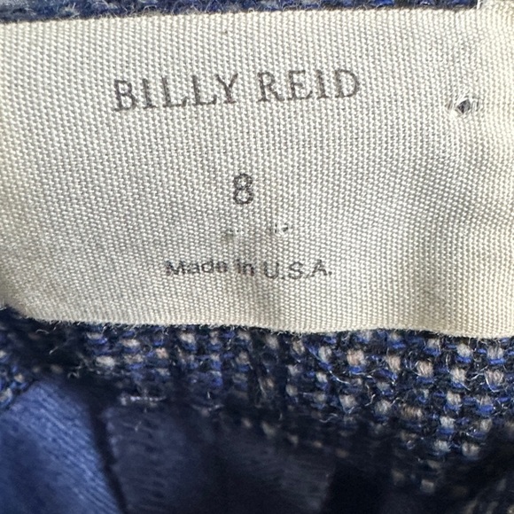 Women’s Blue Pants Billy Reid size 8 Pockets Zipper Business Casual - Picture 12 of 13